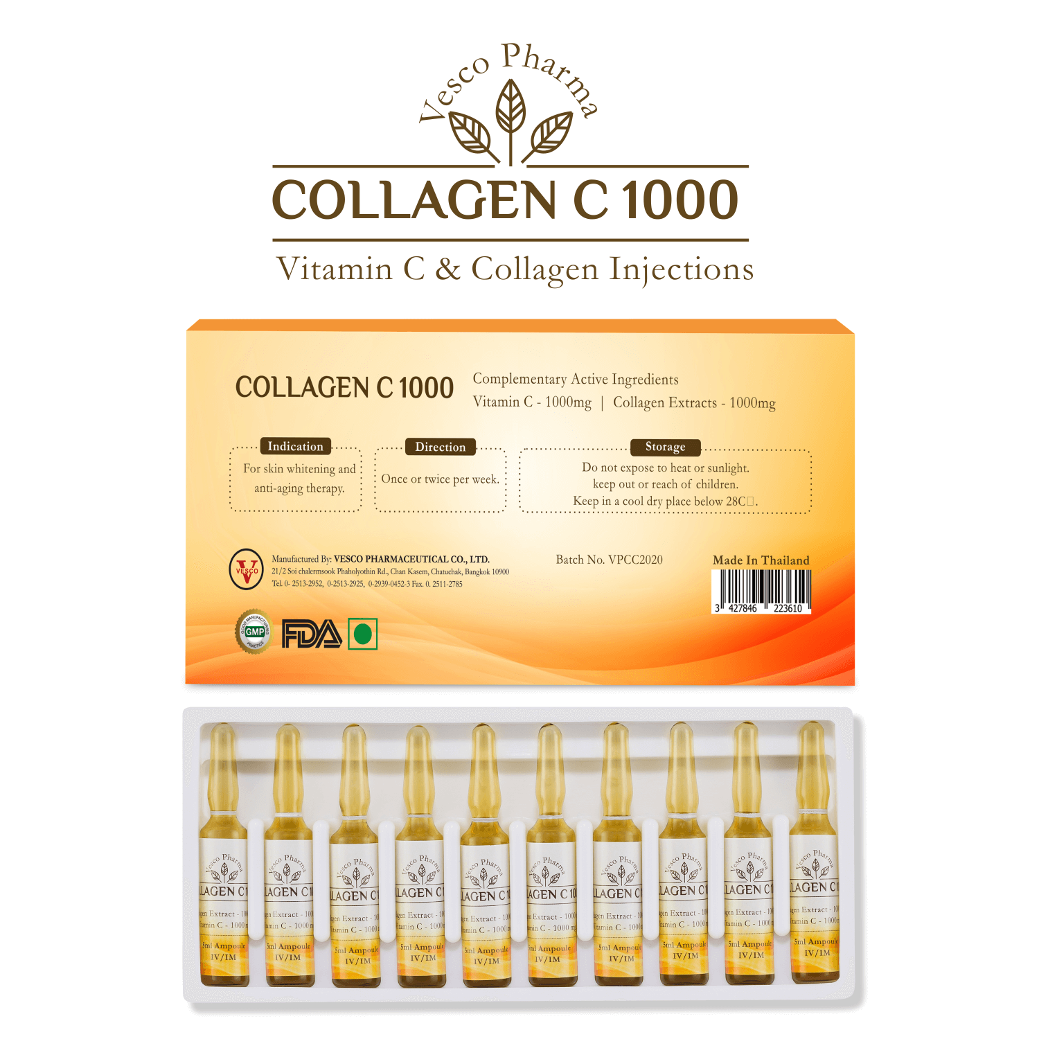 Vesco Pharma Collagen C Injection